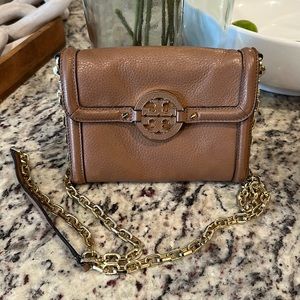 Tory Burch Amanda Chain Strap Leather Crossbody Bag